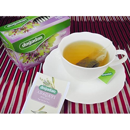Dogadan Adacayi Sage Herbal Tea 20 Tea Bags, Pack Of 3