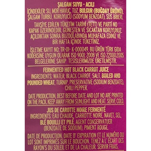 Hot Turnip Juice - 33.8Fl Oz 1.0Lt Doganay