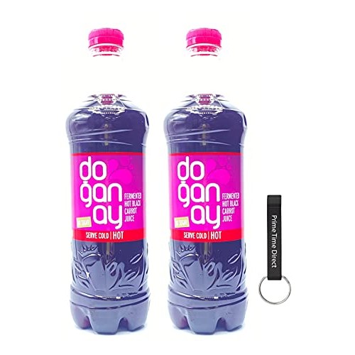 Doganay Fermented Hot Black Carrot Juice 33.81 Fl Oz Pack Of 2