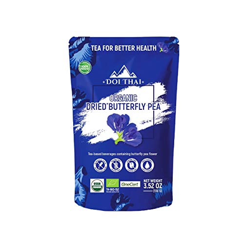 Butterfly Tea Flower - Non Gmo Rich Healthy Herbal Blue Tea - Pu