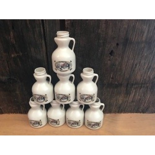 Maple Syrup Jugs Empty 3.4Oz Size 8 Pack With Caps By Old Cobble