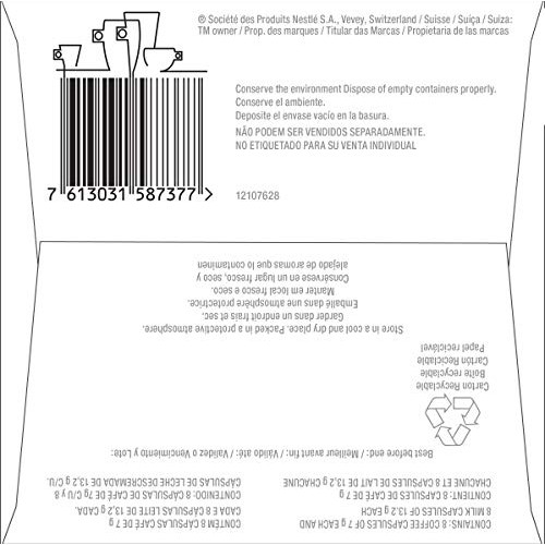 Nescafe Dolce Gusto Coffee Capsules, Skinny Cappuccino, 48 Sing