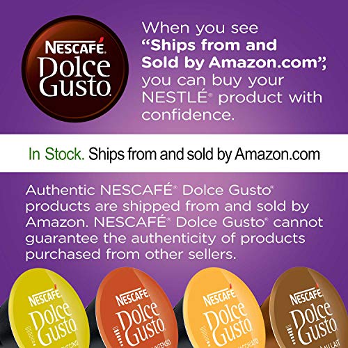 Nescafe Dolce Gusto Coffee Capsules, Skinny Cappuccino, 48 Sing