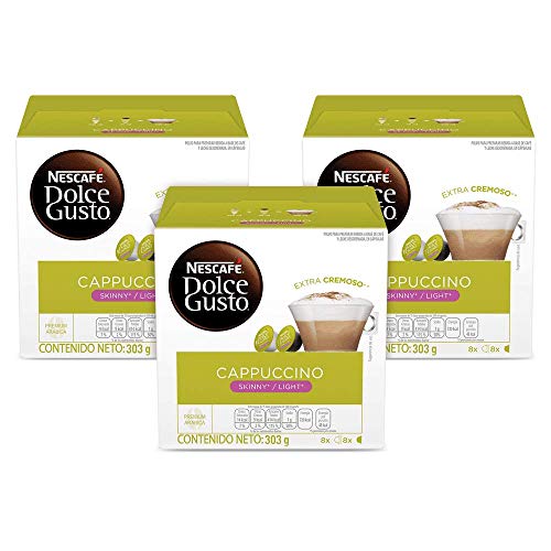 Nescafe Dolce Gusto Coffee Capsules, Skinny Cappuccino, 48 Sing