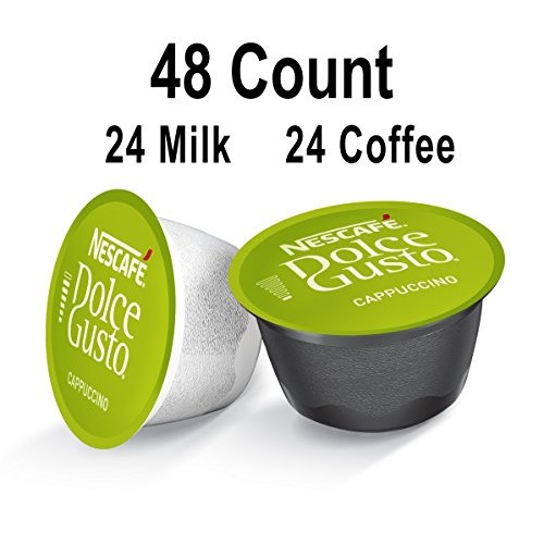 Nescafe Dolce Gusto Coffee Pods, Cappuccino, 16 Capsules, Pack Of 3