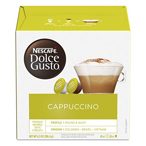 Nescafe Dolce Gusto Coffee Pods, Cappuccino, 16 Capsules, Pack Of 3