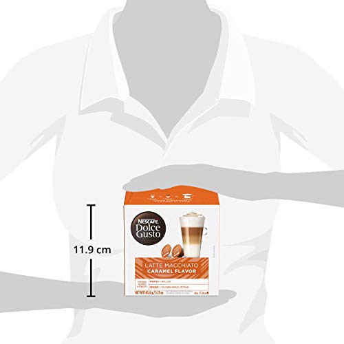 Nescafe Dolce Gusto Coffee Pods, Caramel Macchiato, 16 Capsules,