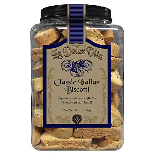 Resh La Dolce Vita Classic Italian Biscotti 40 Oz Of Jar - Pack