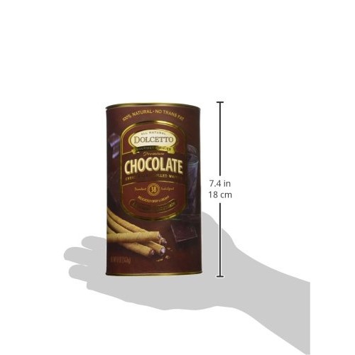 Dolcetto, Wafer Rolls Chocolate, 12 Ounce