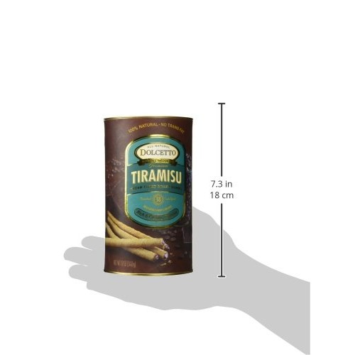 Dolcetto, Wafer Rolls Tiramisu, 12 Ounce