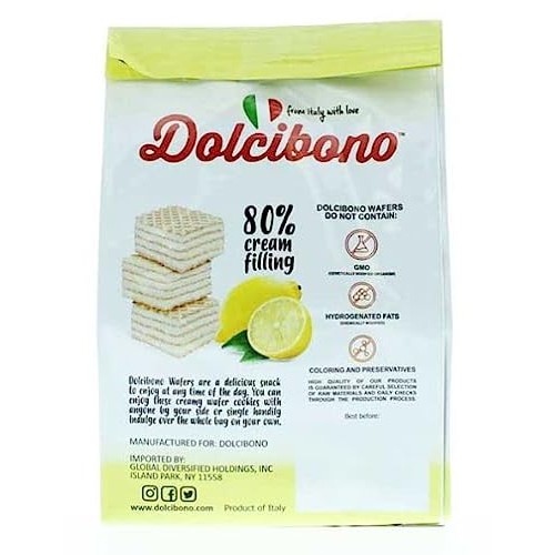 Dolcibono Wafer Cookies, Cream Filled, Imported from Italy, All ... Dolcibono Wafer Cookies, Cream Filled, Imported from Italy, All ...