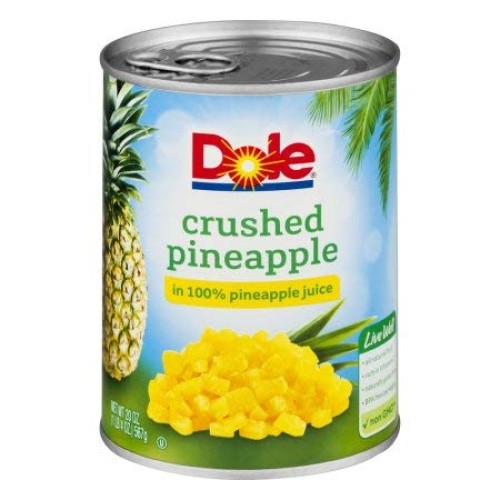 Crushed Pineapple In 100% Pineapple Juice Pack Of 4