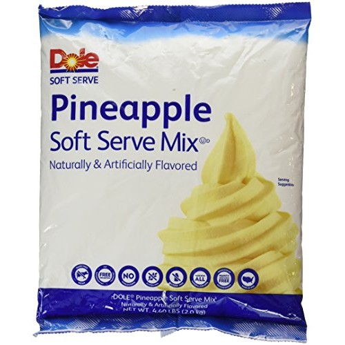 Dole Soft Serve Mix, Pineapple, 4.40 Pound Dole Soft Serve Mix, Pineapple, 4.40 Pound