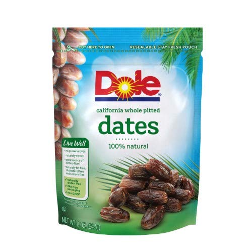 Dole California Whole Pitted Dates Pack Of 2