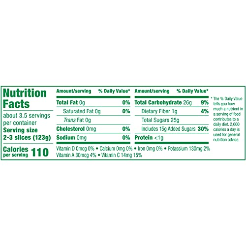 Dole Mango Slices In Heavy Syrup, 15.5 Ounce Can Pack Of 12