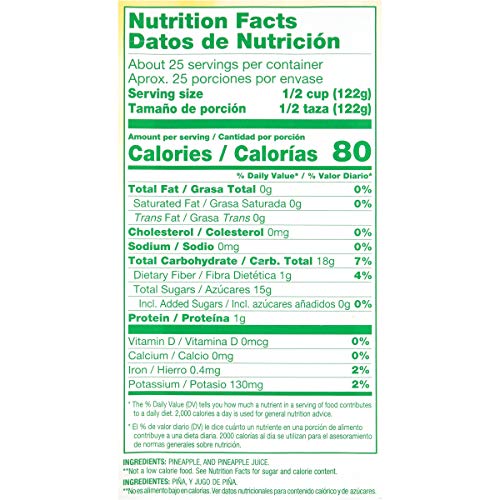 Dole Crushed Pineapple In Juice, 107 Ounce Cans Pack Of 6