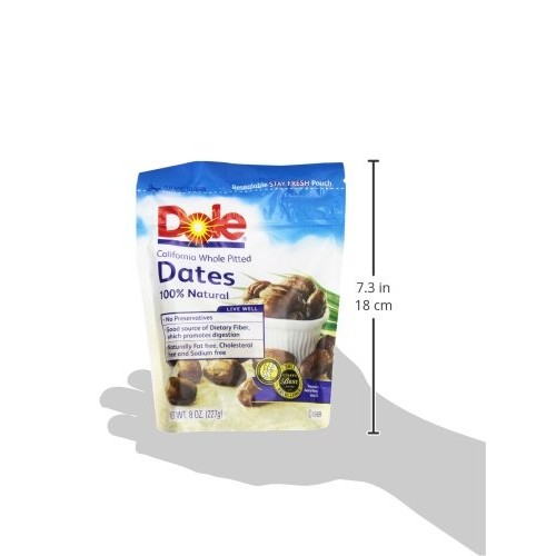 Dole Dates, Pitted, 8 Oz