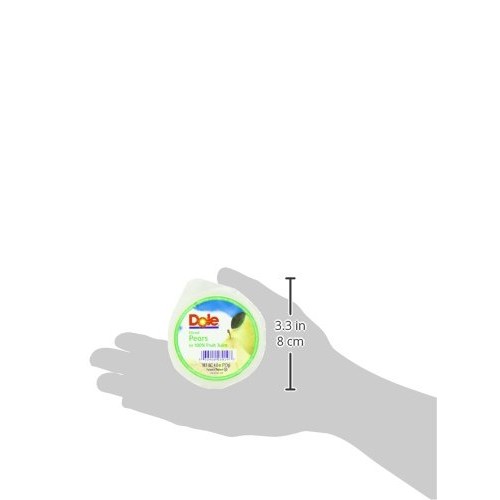 Dole Diced Pears, 4-Ounce Cups Pack Of 36