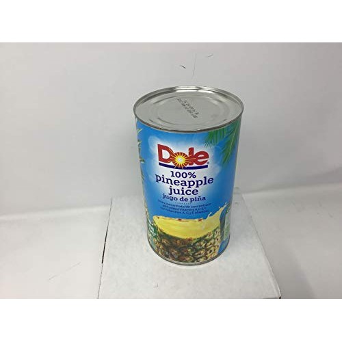Dole Pineapple Juice, 46 Oz Can Pack Of 8
