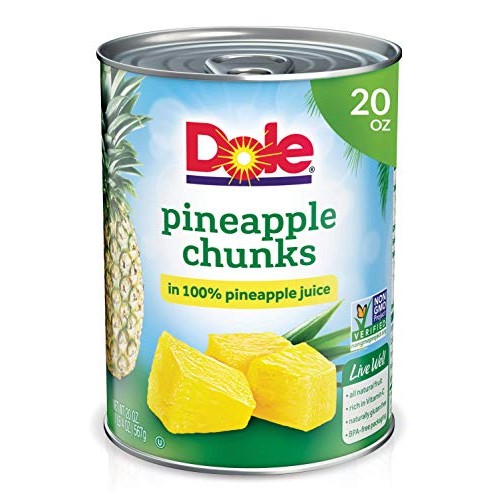 Dole, Pineapple Chunks In Juice, 20 Oz