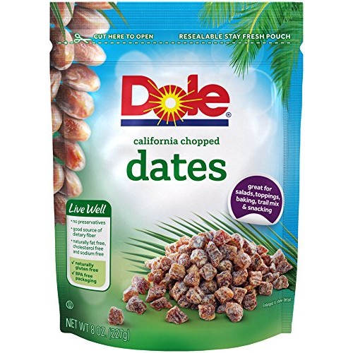 Dole Dates, Chopped, 8 Oz