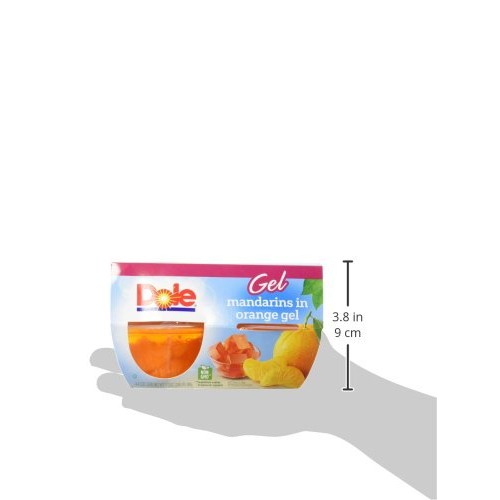Dole Fruit Bowls Mandarins In Orange Gel, 4 Cups 6 Pack