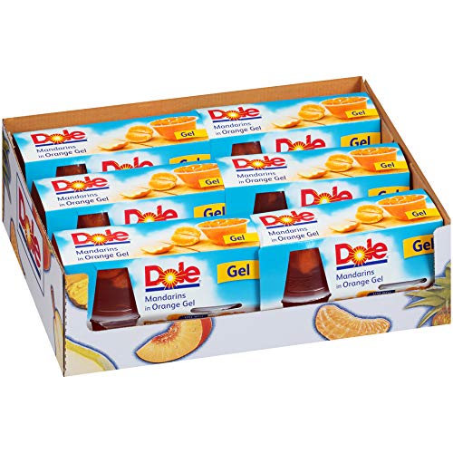 Dole Fruit Bowls Mandarins In Orange Gel, 4 Cups 6 Pack