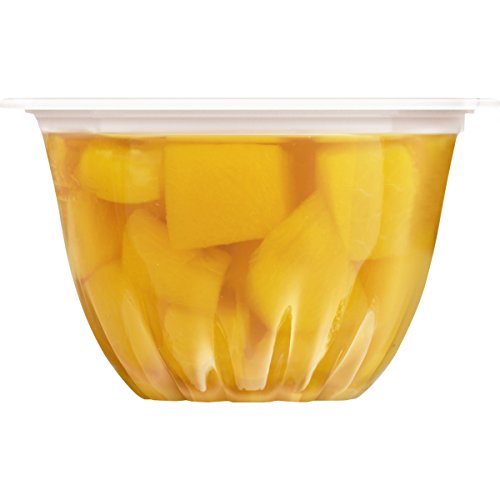 Dole Fruit Bowls No Sugar Added Yellow Cling Diced Peaches, 4 Cu