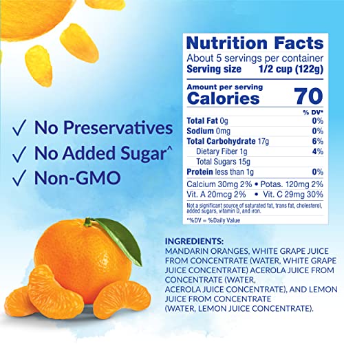 Dole Mandarin Oranges In 100% Fruit Juice, 23.5 Ounce Jar