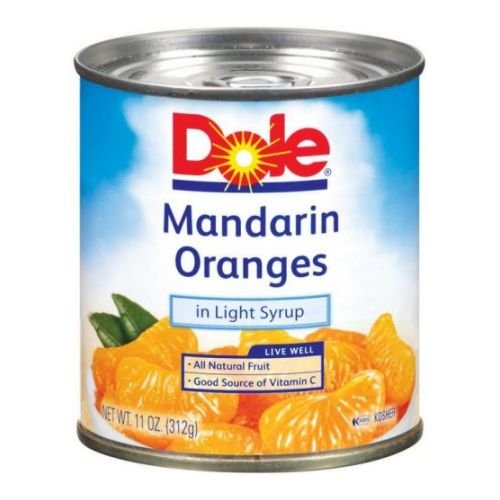 Dole Mandarin Oranges In Light Syrup, 11 Ounce -- 12 Per Case.