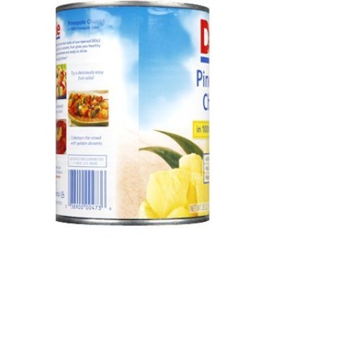 Dole, Pineapple Chunks In 100% Pineapple Juice, 20-Ounce Can Pa