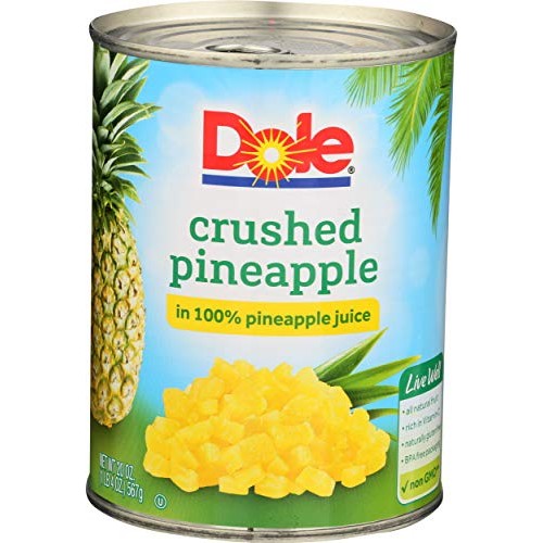Dole Pineapple In Juice Crushed - 20 Oz