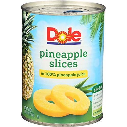 Dole, Pineapple Sliced, 20 Ounce