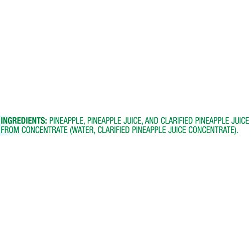 Dole Pineapple Tidbits In 100% Pineapple Juice