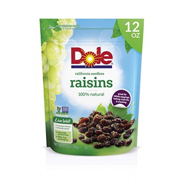 Dole, Raisins, California Seedless, 12oz
