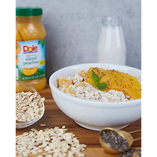 Dole Sliced Yellow Cling Peaches In 100% Fruit Juice, 23.5 Ounce