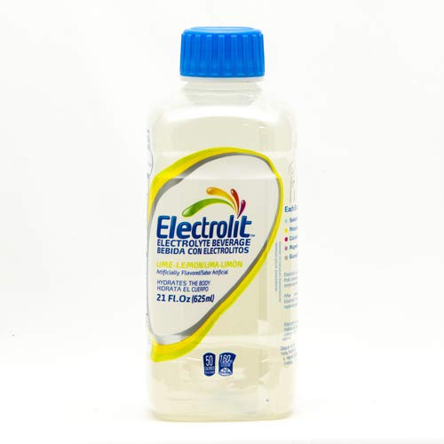 New 362140 Electrolit 21Z Lime-Lemon + Crv 12-Pack Bottle Soda