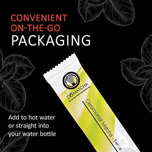 Domatcha - Ceremonial Matcha Powder, Travel Friendly, Natural So