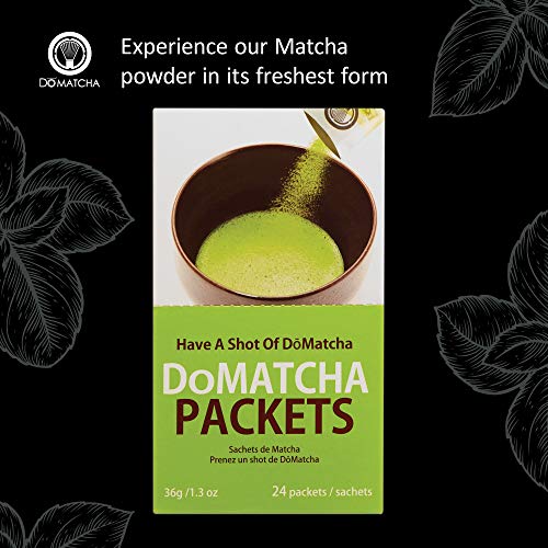 Domatcha - Ceremonial Matcha Powder, Travel Friendly, Natural So