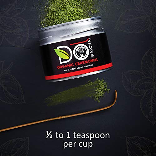 Domatcha - Organic Ceremonial Green Tea Matcha Powder, Natural S