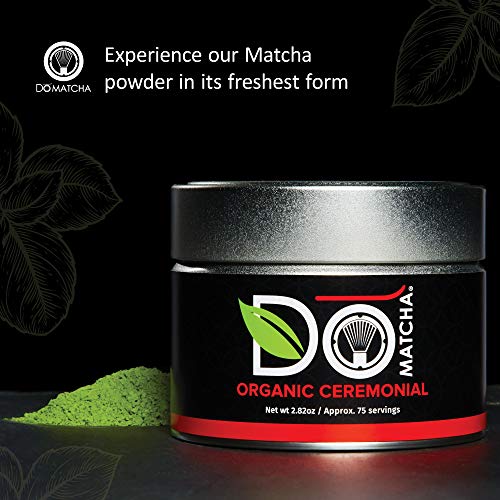 Domatcha - Organic Ceremonial Green Tea Matcha Powder, Natural S