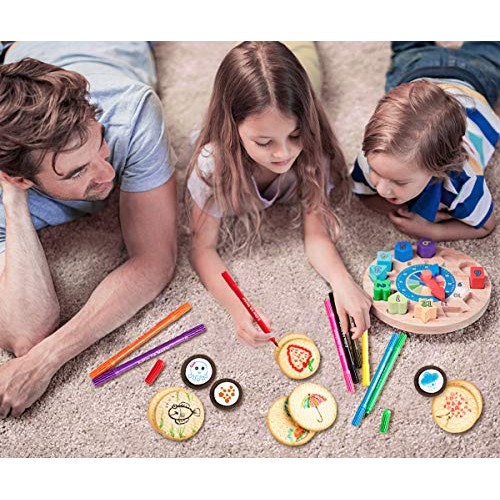 Edible Markers For Cookies Food Coloring Pens 10Pcs, Fine And Th