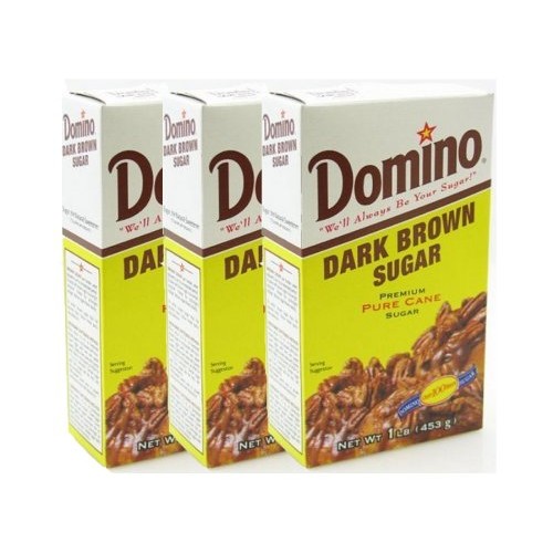 Domino Dark Brown Sugar 1Lb. Box 3-Pack