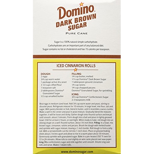 Domino Pure Cane Dark Brown Sugar 1Lb