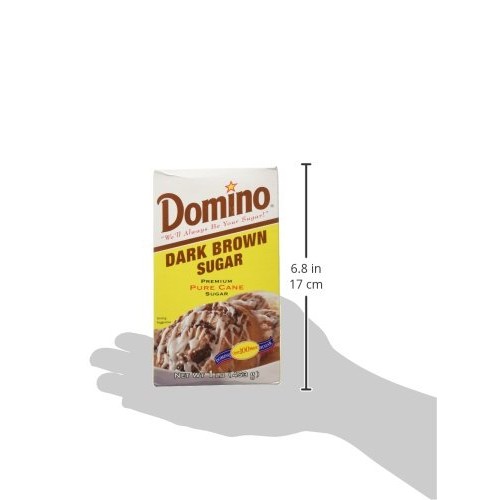 Domino Pure Cane Dark Brown Sugar 1Lb