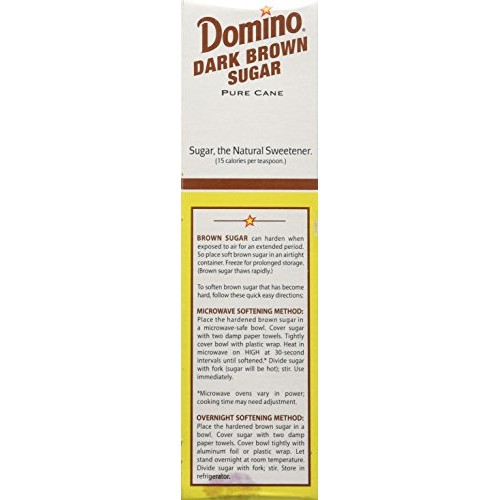 Domino Pure Cane Dark Brown Sugar 1Lb
