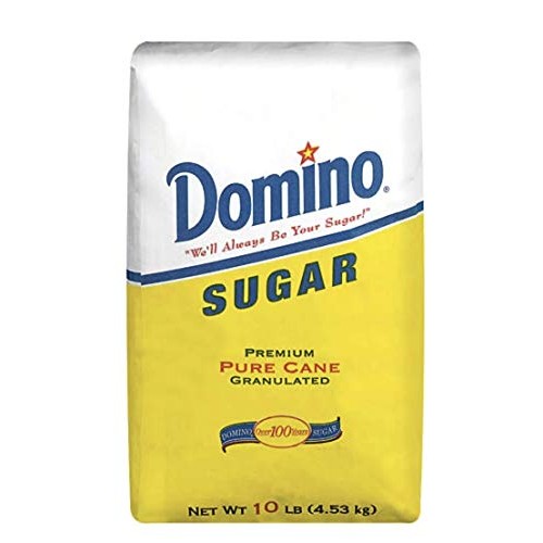 Domino Sugar, Pure Cane, Granulated 10 Lb.