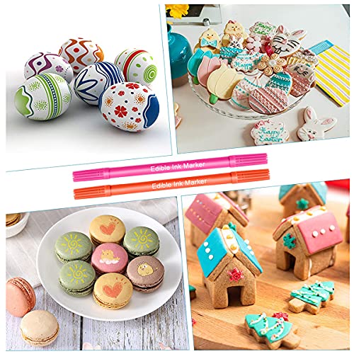 Domisl Edible Markers 10Pc Food Coloring Pens Edible Markers For
