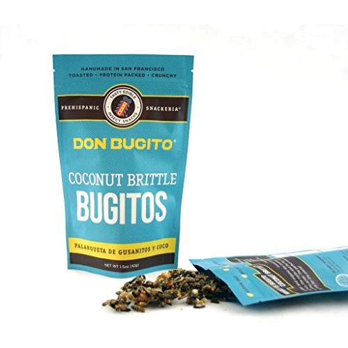 Don Bugito Planet-Friendly Edible Insect Protein Snacks Coconut