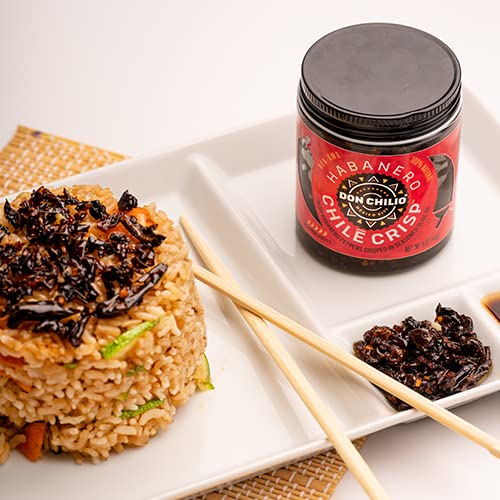 Don Chilio Chile Crisp – Crunchy Sliced Habanero Fried Chili Pep...